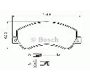 Set placute frana,frana disc BOSCH 0 986 494 170