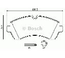 Set placute frana,frana disc BOSCH 0 986 494 194