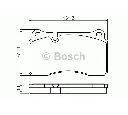 Set placute frana,frana disc BOSCH 0 986 494 207