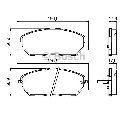 Set placute frana,frana disc BOSCH 0 986 494 227