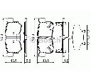 Set placute frana,frana disc BOSCH 0 986 494 237
