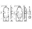 Set placute frana,frana disc BOSCH 0 986 494 242