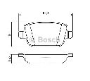 Set placute frana,frana disc BOSCH 0 986 494 247