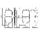 Set placute frana,frana disc BOSCH 0 986 494 255