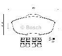 Set placute frana,frana disc BOSCH 0 986 494 261