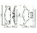 Set placute frana,frana disc BOSCH 0 986 494 284