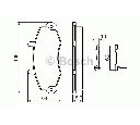 Set placute frana,frana disc BOSCH 0 986 494 292