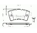 Set placute frana,frana disc BOSCH 0 986 494 332