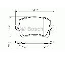 Set placute frana,frana disc BOSCH 0 986 494 344
