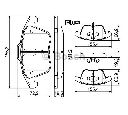 Set placute frana,frana disc BOSCH 0 986 494 372