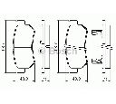 Set placute frana,frana disc BOSCH 0 986 494 417