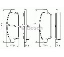 Set placute frana,frana disc BOSCH 0 986 494 435