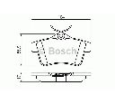 Set placute frana,frana disc BOSCH 0 986 494 437