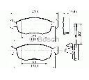 Set placute frana,frana disc BOSCH 0 986 494 463