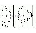 Set placute frana,frana disc BOSCH 0 986 494 487