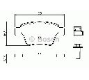 Set placute frana,frana disc BOSCH 0 986 494 605