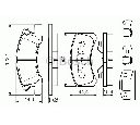 Set placute frana,frana disc BOSCH 0 986 494 610