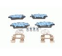 Set placute frana,frana disc BOSCH 0 986 494 611</br>Piesa auto pentru HONDA CIVIC VIII Hatchback (FN, FK)  1.8