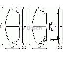 Set placute frana,frana disc BOSCH 0 986 494 620