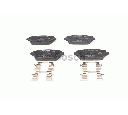 Set placute frana,frana disc BOSCH 0 986 494 629</br>Piesa auto pentru NISSAN ALMERA TINO (V10)  1.8
