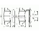 Set placute frana,frana disc BOSCH 0 986 494 635