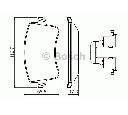Set placute frana,frana disc BOSCH 0 986 494 637