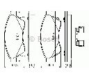 Set placute frana,frana disc BOSCH 0 986 494 644 Set placute frana,frana disc BOSCH 0 986 494 644