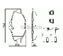 Set placute frana,frana disc BOSCH 0 986 494 647