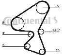 Set curea de distributie CONTITECH CT1063K1