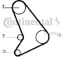 Set curea de distributie CONTITECH CT512K1