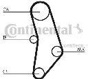Set curea de distributie CONTITECH CT520K1</br>Piesa auto pentru Curea distributie / Rola de tensionare / Rola de ghidare