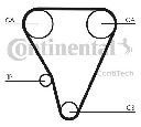 Curea de distributie CONTITECH CT555