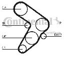 Curea de distributie CONTITECH CT599</br>Piesa auto pentru Curea distributie/ Set