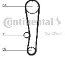 Curea de distributie CONTITECH CT602
