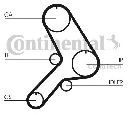 Set curea de distributie CONTITECH CT619K1
