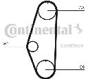 Set pompa apa + curea dintata CONTITECH CT629WP1</br>Piesa auto pentru Curea distributie/ Set