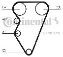 Set curea de distributie CONTITECH CT708K1</br>Piesa auto pentru Curea distributie / Rola de tensionare / Rola de ghidare
