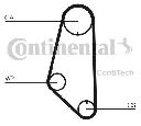 Set pompa apa + curea dintata CONTITECH CT732WP1
