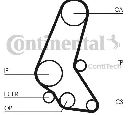 Set curea de distributie CONTITECH CT748K6