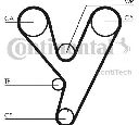 Curea de distributie CONTITECH CT814