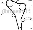 Set curea de distributie CONTITECH CT867K2