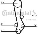Curea de distributie CONTITECH CT876