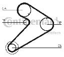 Curea de distributie CONTITECH CT921