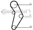 Set pompa apa + curea dintata CONTITECH CT927WP1