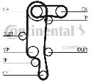 Set pompa apa + curea dintata CONTITECH CT957WP4