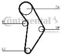 Curea de distributie CONTITECH CT973