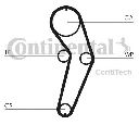 Set curea de distributie CONTITECH CT988K2