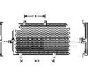 Condensator, climatizare VAN WEZEL 01005065