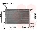 Radiator, racire motor VAN WEZEL 02002223</br>Piesa auto pentru Radiator racire apa/ ulei