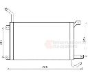 Radiator, racire motor VAN WEZEL 02002224</br>Piesa auto pentru Radiator racire apa/ ulei